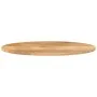 Solid mango wood oval table top 80x40x3.8 cm by , Table tops - Ref: Foro24-370848, Price: 47,24 €, Discount: %