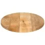 Solid mango wood oval table top 80x40x3.8 cm by , Table tops - Ref: Foro24-370848, Price: 47,24 €, Discount: %