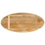 Solid mango wood oval table top 80x40x3.8 cm by , Table tops - Ref: Foro24-370848, Price: 47,24 €, Discount: %