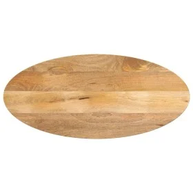 Ovaler Massivholz-Tischplatte aus Mangoholz 140x50x3,8 cm von , Tischplatten - Ref: Foro24-370855, Preis: 92,77 €, Rabatt: %