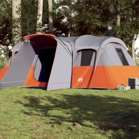 Familienzelt Tunnel für 16 Personen, wasserdicht, grau von , Zelte - Ref: Foro24-94709, Preis: 356,36 €, Rabatt: %