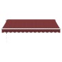 Automatische Markise mit LED-Lichtern in Bordeauxrot, 350x250 cm. von , Markisen - Ref: Foro24-3214973, Preis: 499,79 €, Raba...