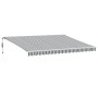 Automatische ausfahrbare Markise in Anthrazitgrau und Weiß, 450x300 cm. von , Markisen - Ref: Foro24-3310234, Preis: 408,54 €...