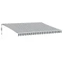 Automatische ausfahrbare Markise in Anthrazitgrau und Weiß, 450x300 cm. von , Markisen - Ref: Foro24-3310234, Preis: 382,82 €...