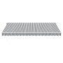 Toldo retráctil automático gris antracita y blanco 450x300 cm de , Toldos - Ref: Foro24-3310234, Precio: 408,44 €, Descuento: %