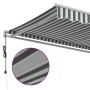 Retractable automatic awning in anthracite gray and white, 450x300 cm. by , Awnings - Ref: Foro24-3310234, Price: 441,72 €, D...