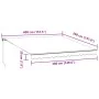Manual retractable awning with LED lights brown 400x350 cm by , Awnings - Ref: Foro24-3215388, Price: 374,65 €, Discount: %
