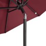Gartenschirm mit Stahlmast in Bordeauxrot 225x225x212 cm von , Sonnenschirme - Ref: Foro24-4005062, Preis: 64,34 €, Rabatt: %