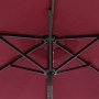 Gartenschirm mit Stahlmast in Bordeauxrot 225x225x212 cm von , Sonnenschirme - Ref: Foro24-4005062, Preis: 64,34 €, Rabatt: %