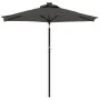 Garden umbrella with anthracite steel pole 225x225x212 cm by , Umbrellas - Ref: Foro24-4005060, Price: 46,43 €, Discount: %