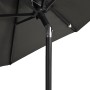 Sombrilla de jardín con poste de acero antracita 225x225x212 cm de , Sombrillas - Ref: Foro24-4005060, Precio: 42,48 €, Descu...