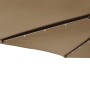 Gartenschirm mit LED-Lichtern, Stahlmast in Taupe, 225x225x212cm. von , Sonnenschirme - Ref: Foro24-4005069, Preis: 94,42 €, ...
