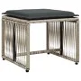 Garden dining set 7 pieces and light gray synthetic rattan cushions by , Garden sets - Ref: Foro24-369014, Price: 345,13 €, D...
