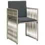 Garden dining set 7 pieces and light gray synthetic rattan cushions by , Garden sets - Ref: Foro24-369014, Price: 345,13 €, D...