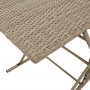 Garten-Essgruppe, 7-teilig, mit hellgrauen Polstern aus synthetischem Rattan. von , Gartensets - Ref: Foro24-369014, Preis: 2...