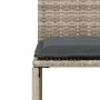 Garden dining set 7 pieces and light gray synthetic rattan cushions by , Garden sets - Ref: Foro24-369014, Price: 345,13 €, D...