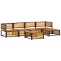 Gartensofagarnitur mit 6-teiligen massiven Akazienholz-Kissen. von , Gartensets - Ref: Foro24-3214881, Preis: 733,43 €, Rabat...