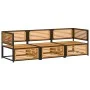 Garden sofa set with 3 pieces, solid acacia wood, and cushions. by , Garden sets - Ref: Foro24-3214888, Price: 419,47 €, Disc...