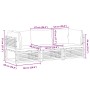 Set de sofás de jardín con cojines 3 pzas madera maciza acacia de , Conjuntos de jardín - Ref: Foro24-3214888, Precio: 428,07...