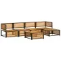 Garden sofa set with 6 pieces, solid acacia wood, and cushions. by , Garden sets - Ref: Foro24-3214910, Price: 702,49 €, Disc...