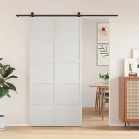Massive Holztür aus weißem Kiefernholz, 100x208 cm. von , Türen - Ref: Foro24-850639, Preis: 147,41 €, Rabatt: %