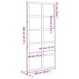 Puerta de granero madera maciza pino blanca 100x208 cm de , Puertas - Ref: Foro24-850639, Precio: 161,60 €, Descuento: %