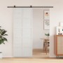 Solid white pine barn door 80x208 cm by , Doors - Ref: Foro24-850645, Price: 129,26 €, Discount: %