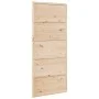 Solid pine wood barn door 90x208 cm by , Doors - Ref: Foro24-850632, Price: 109,80 €, Discount: %