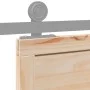 Solid pine wood barn door 90x208 cm by , Doors - Ref: Foro24-850632, Price: 109,80 €, Discount: %