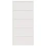 Solid white pine barn door 100x208 cm by , Doors - Ref: Foro24-850630, Price: 145,04 €, Discount: %