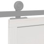 Puerta de granero madera maciza pino blanca 100x208 cm de , Puertas - Ref: Foro24-850630, Precio: 147,60 €, Descuento: %