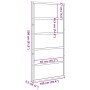 Massive Holztür aus weißem Kiefernholz, 100x208 cm. von , Türen - Ref: Foro24-850630, Preis: 145,04 €, Rabatt: %