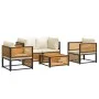 Gartensofagarnitur mit 5-teiligen Kissen Massivholz Akazie von , Gartensets - Ref: Foro24-3214919, Preis: 663,00 €, Rabatt: %