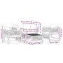 Gartensofagarnitur mit 5-teiligen Kissen Massivholz Akazie von , Gartensets - Ref: Foro24-3214919, Preis: 663,00 €, Rabatt: %