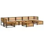 Garden sofa set with 8 pieces, solid acacia wood, and cushions. by , Garden sets - Ref: Foro24-3214933, Price: 991,86 €, Disc...