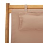 Faltbare Strandstühle, 2 Stück, Stoff und massives Taupe-Holz von , Gartenstühle - Ref: Foro24-3214488, Preis: 175,01 €, Raba...