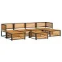 Garden sofa set with 7 pieces, solid acacia wood, and cushions. by , Garden sets - Ref: Foro24-3214927, Price: 803,10 €, Disc...