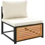 Garden sofa set with 7 pieces, solid acacia wood, and cushions. by , Garden sets - Ref: Foro24-3214927, Price: 803,10 €, Disc...