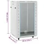 Drehbare Server-Rackfüße 18U 19" IP20 60x60x100 cm von , Netzwerkspeichersysteme - Ref: Foro24-30267, Preis: 245,03 €, Rabatt: %