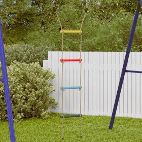 Buntes Kletterseil für Kinder mit 4 Stufen. von , Zubehör für Schaukeln und Spielgeräte - Ref: Foro24-4009277, Preis: 19,84 €...