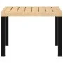 Gartentisch aus schwarzem pulverbeschichtetem Stahl, 55x55x39,5 cm. von , Gartentische - Ref: Foro24-4008568, Preis: 51,96 €,...