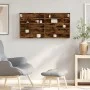 Engineered smoked oak wood display case 100x8.5x50 cm by , Shelves and shelves - Ref: Foro24-847951, Price: 40,05 €, Discount: %