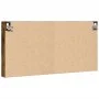 Engineered smoked oak wood display case 100x8.5x50 cm by , Shelves and shelves - Ref: Foro24-847951, Price: 40,05 €, Discount: %