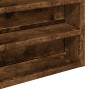Vitrine aus geräucherter Eichen-Ingenieurholz 100x8,5x50 cm von , Regale und Regale - Ref: Foro24-847951, Preis: 40,56 €, Rab...