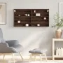 Engineered wood display case in brown oak, 100x8.5x50 cm by , Shelves and shelves - Ref: Foro24-847953, Price: 41,08 €, Disco...