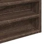 Ingenieurholz-Vitrine in Eichenbraun, 100x8,5x50 cm. von , Regale und Regale - Ref: Foro24-847953, Preis: 41,68 €, Rabatt: %