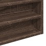 Vitrina de madera de ingeniería marrón roble 100x8,5x50 cm de , Estantes y estanterías - Ref: Foro24-847953, Precio: 41,68 €,...