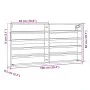 Engineered wood display case in brown oak, 100x8.5x50 cm by , Shelves and shelves - Ref: Foro24-847953, Price: 41,08 €, Disco...