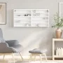 Engineered wood white display case 100x8.5x50 cm by , Shelves and shelves - Ref: Foro24-847947, Price: 41,67 €, Discount: %