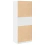 Engineered wood white wardrobe 80x50x200 cm by , Wardrobes - Ref: Foro24-3307693, Price: 169,63 €, Discount: %